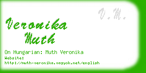 veronika muth business card